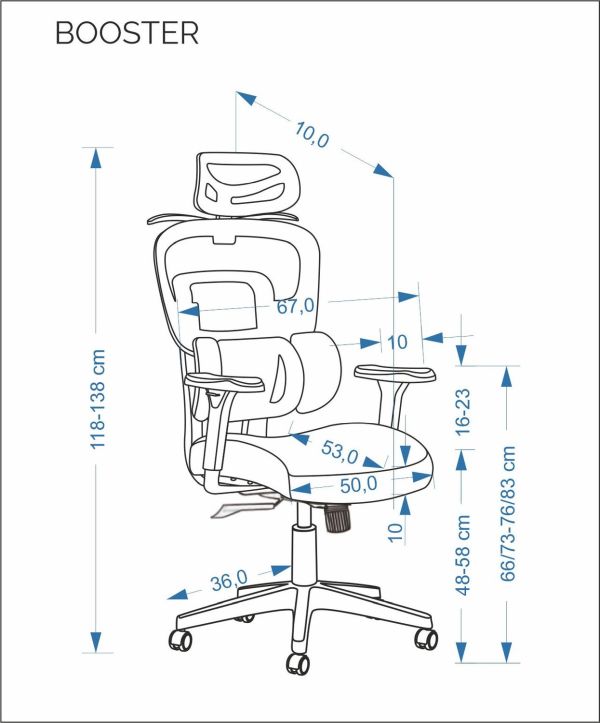 Fotel obrotowy Booster Halmar