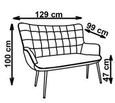 Sofa Castel Halmar