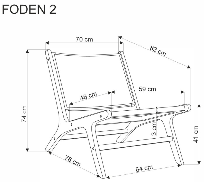 Fotel Foden 2 Halmar