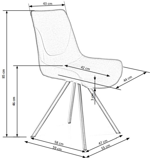 Krzesło K290 Halmar