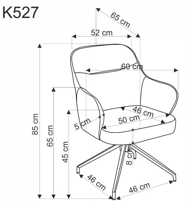 Krzesło K527 Halmar