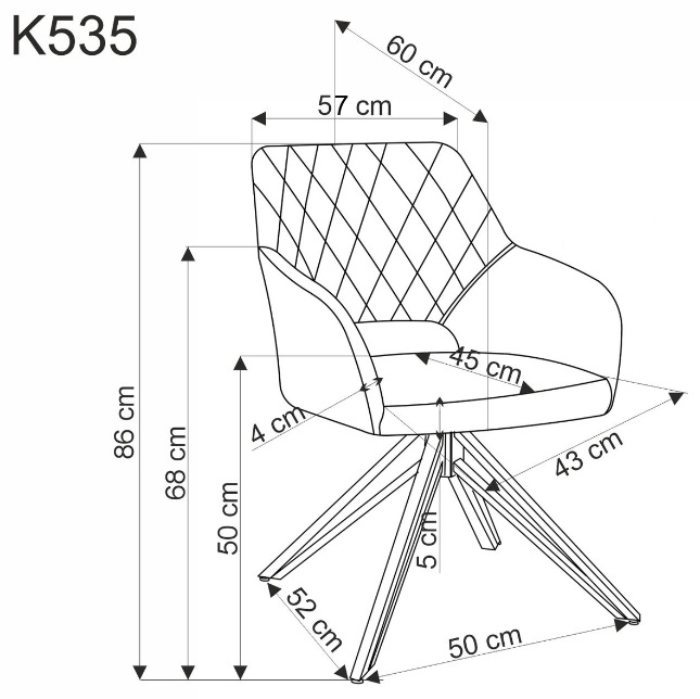 Krzesło K535 Halmar