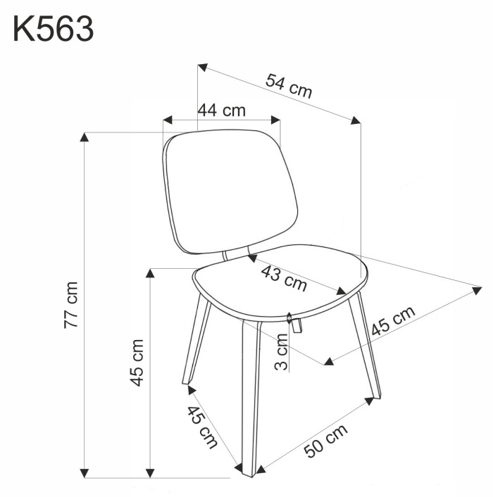 Krzesło K563 Halmar