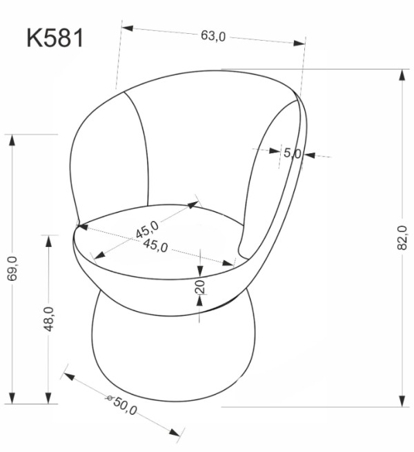 Krzesło K581 Halmar