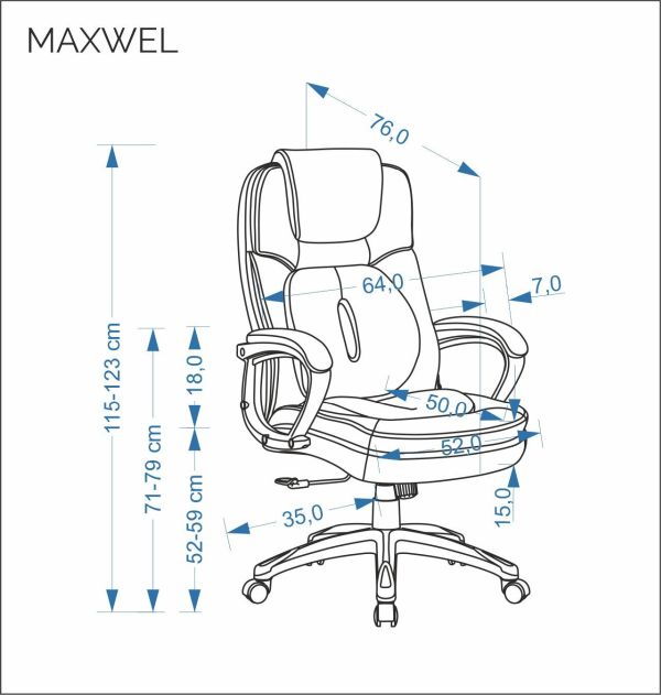 Fotel obrotowy Maxwel Halmar