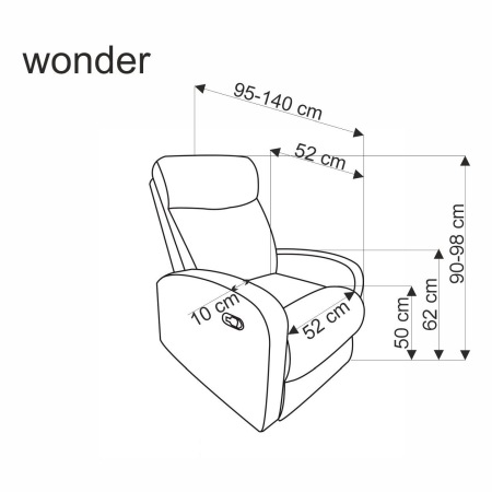 Fotel Wonder Halmar