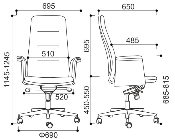 Krzesło biurowe obrotowe Newyork AF-120 Intar Seating