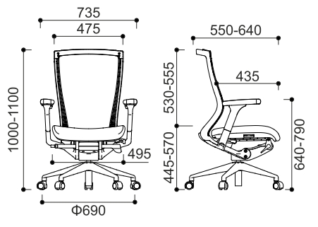 Fotel biurowy T50 AM-300 Intar Seating
