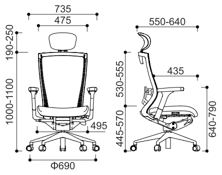 Fotel biurowy T50 TM-300 Intar Seating