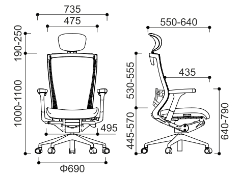 Fotel biurowy T50 AMW-311 Intar Seating