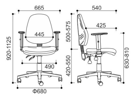 Krzesło biurowe obrotowe Vantage A-225 Intar Seating