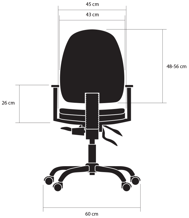 Rehabilitacyjne krzesło biurowe obrotowe K1 Classic Pro Kulik System