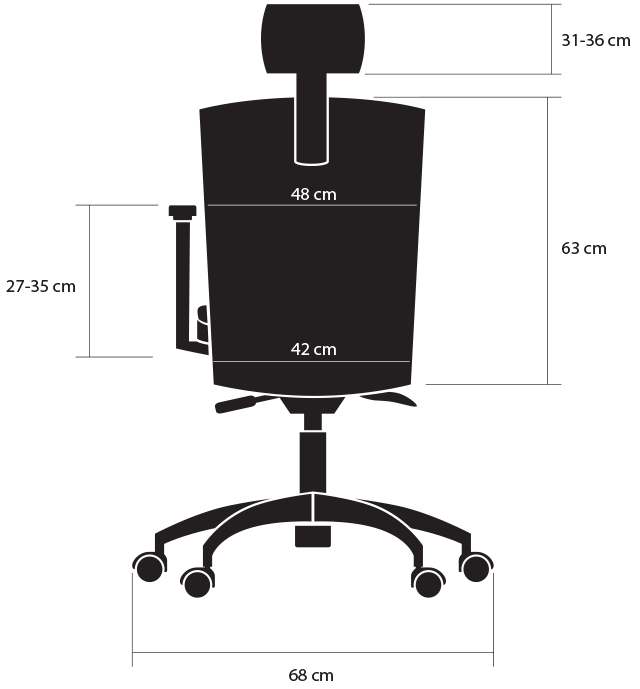 Rehabilitacyjne krzesło biurowe obrotowe K4 Elegance Kulik System