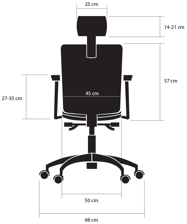 Rehabilitacyjne krzesło biurowe obrotowe K5 Galaxy Kulik System