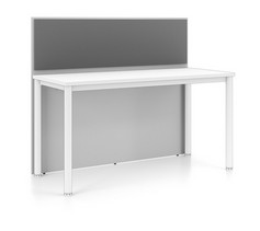 Easy Space - panel recepcyjny płytowy bez tapicerki do biurka I-LEG, C-LEG i SLAB-LEG Nowy Styl