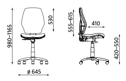 Krzesło biurowe obrotowe Master 10 TS02 ACTIV1 Nowy Styl