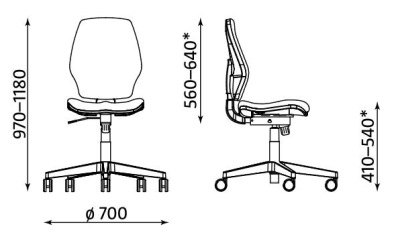 Krzesło biurowe obrotowe Master 10 TS25 ACTIV1 Nowy Styl