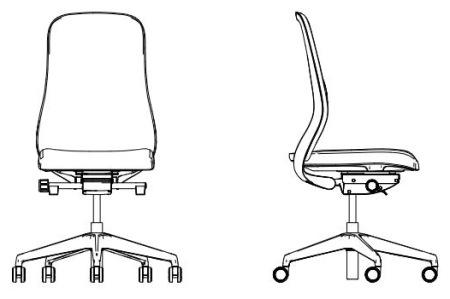 Ergonomiczne krzesło biurowe obrotowe Souly UPH Nowy Styl